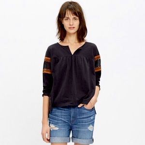 Madewell Boho Embroidered Top